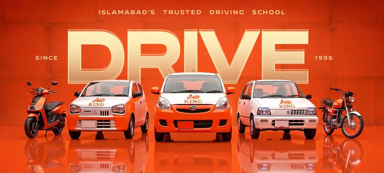 King Driving School — driving lessons in Islamabad & Rawalpindi (banner 2)