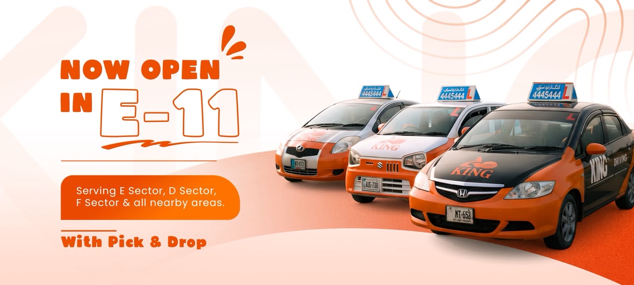 King Driving School — driving lessons in Islamabad & Rawalpindi (banner 2)