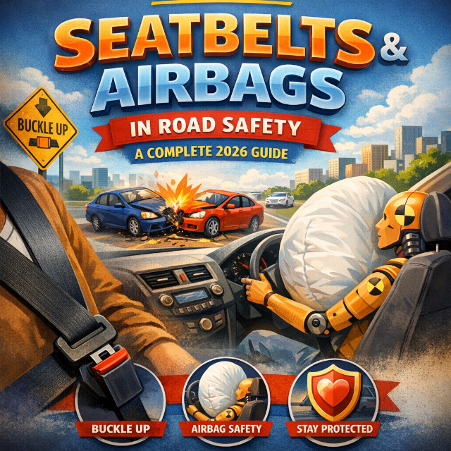 The Role of Seatbelts & Airbags in Road Safety: A Complete 2026 Guide