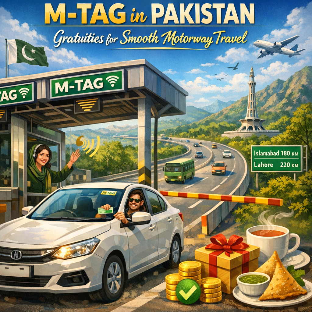 M-TAG in Pakistan: Gratuities for Smooth Motorway Travel