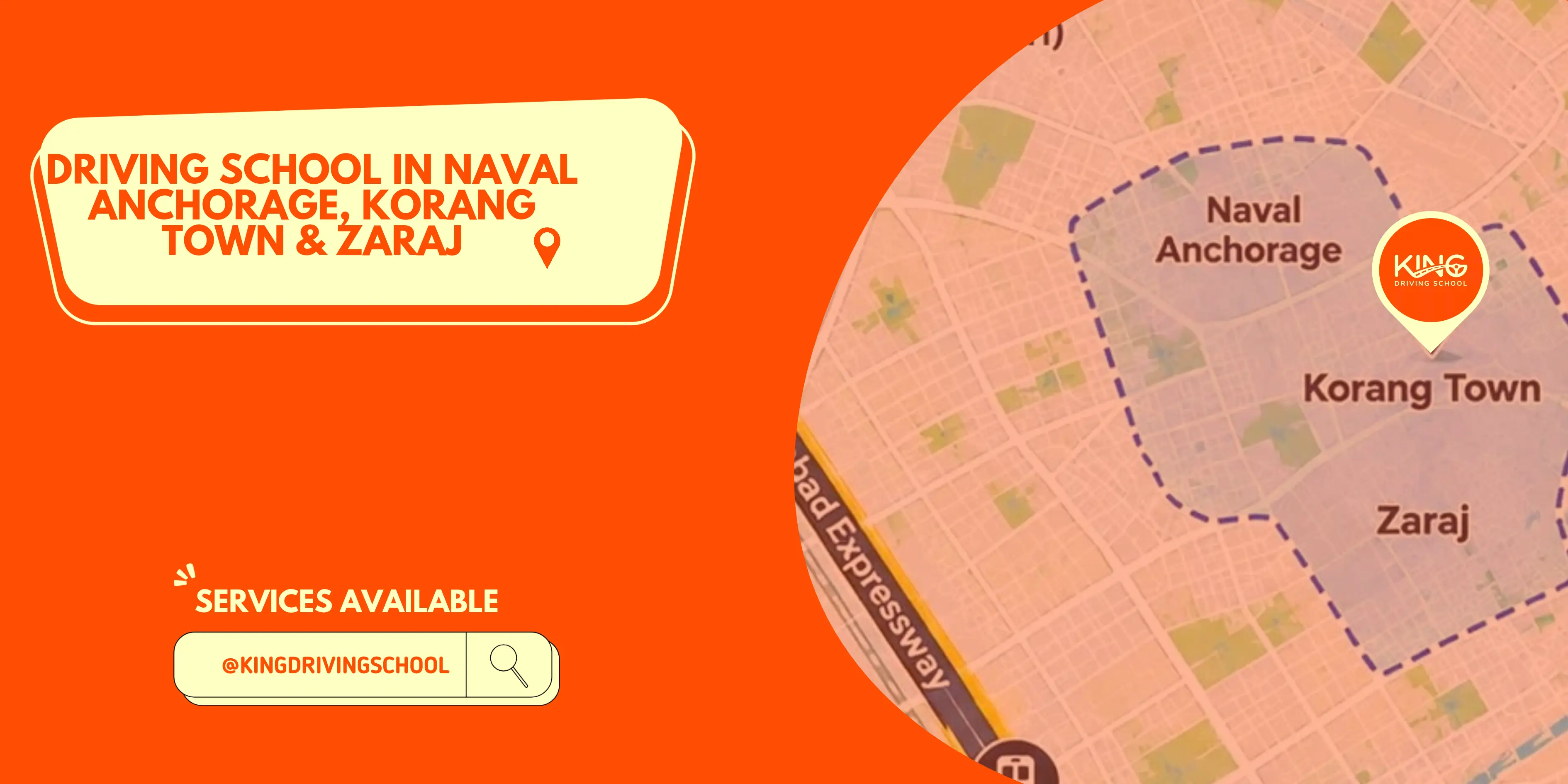 Driving School in Naval Anchorage, Korang Town & Zaraj